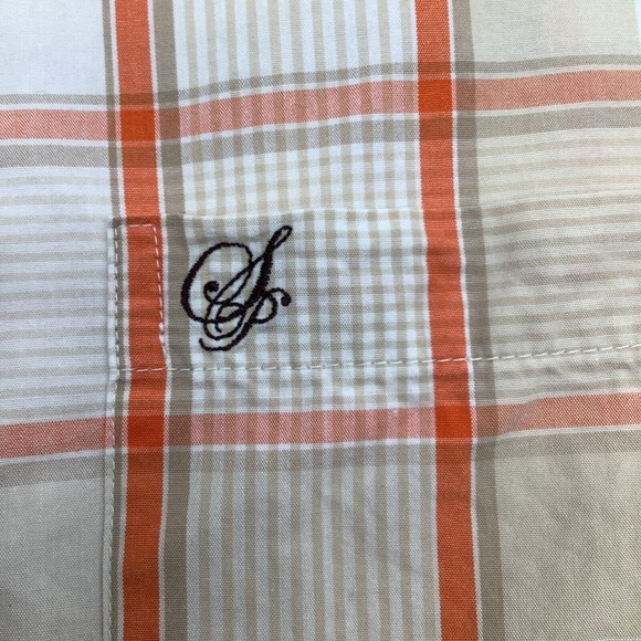Southpole Mens Short Sleeve Button Up Shirt Plaid Size Large - Picture 5 of 7
